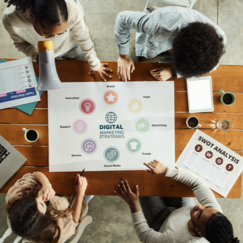 Reunion de onboarding estrategico y planificacion financiera de marketing